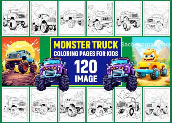 Dạy bé vẽ và tô màu Xe tải chở cá (Truck car drawing and coloring for kids)  - YouTube